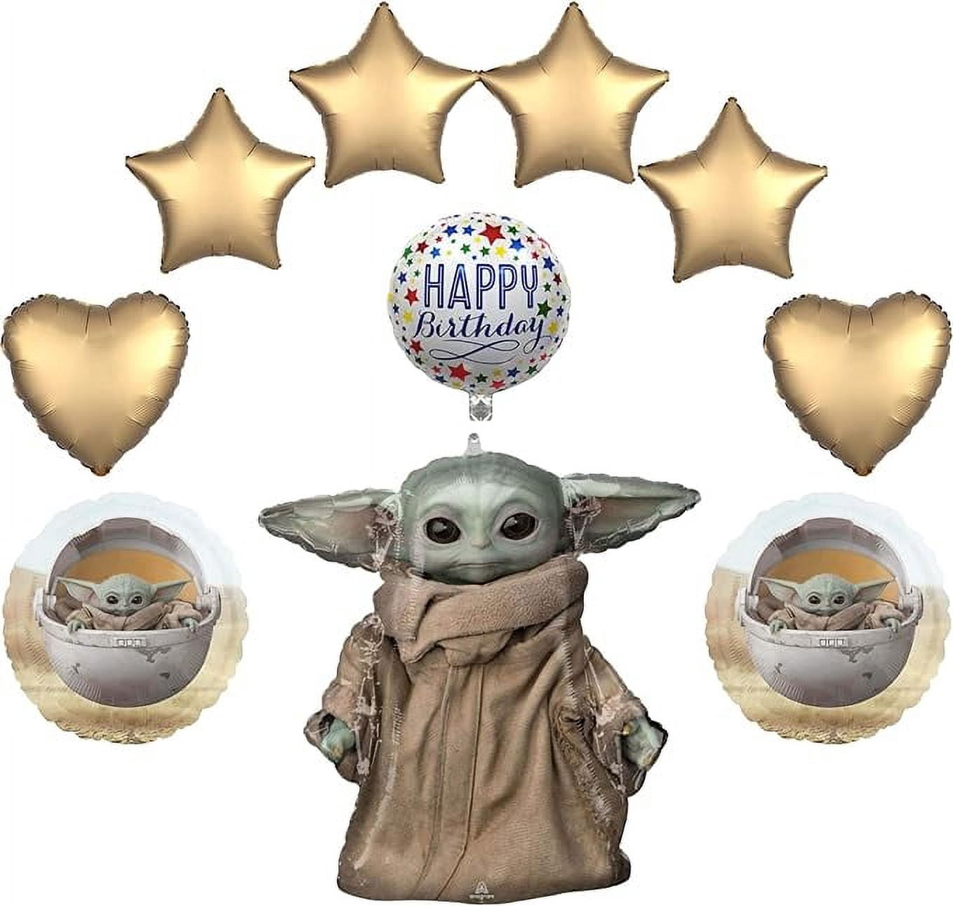 Generic Baby Yoda Balloons Birthday Decorations - The Child Mandalorian ...