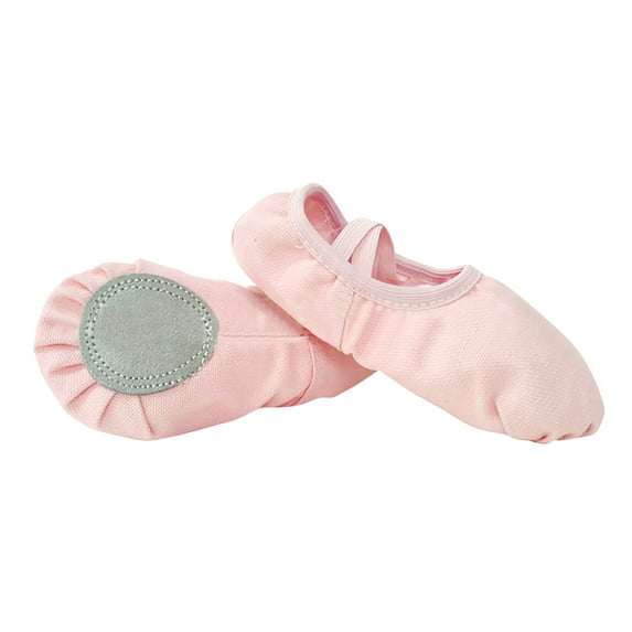Generic Ballet Shoes for Girls Toddler Ballet Slippers Soft Leather Boys Dance Shoes Sock Shoes Lightweight Casual Walking Sneakers(9.5-10 Years Bronze)