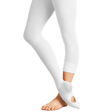 Generic Ballet Tights for Girls Dance Tights Soft Breathable Comfortable Autumn Winter Clothes for Indoor Outdoor（3-5Y White）