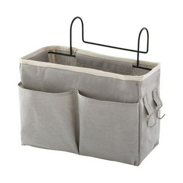Generic Bedside Hanging Storage Basket Multi-Function Organizer Caddy for Headboards Bunk Beds Dorm Rooms Book Phone Magazine Holder