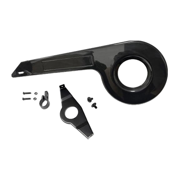 Bike Chain Stay Guard Protector, Durable Silicone Rubber Frame Down Tube Cover, Anti-Scratch & Impact Protection for Mountain Road Bicycles, Black, 2-Pack