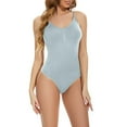 thumbnail image 1 of Generic Bodysuits for Women Tummy Control Body Suits Seamless Shapewear V Neck Body Shaper, 1 of 5
