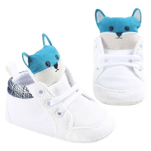 Generic Clearance Boys Footwear Boots for Toddler Girls Baby Shoes Warm Cotton Boots Non Slip Breathable Fashion Boots Simple Casual Non Slip Shoe ﻿(3-9 Months,White)