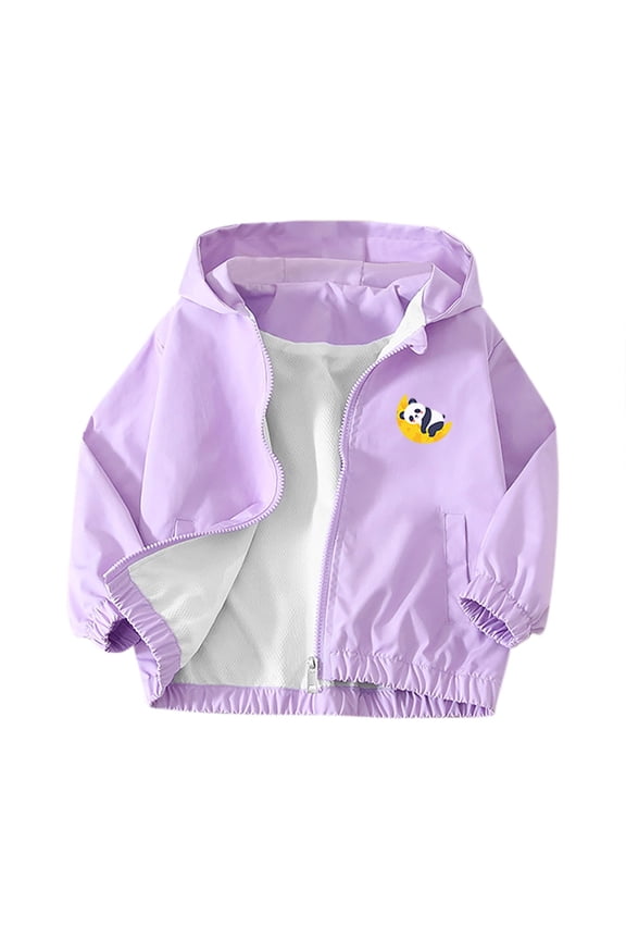 Boy Girl Long Sleeve Jackets Hood Coat for Kid Color Block Thin Hooded Cardigan Fall Winter Y2K Windbreaker Jackets