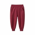 thumbnail image 1 of Generic Boys Baggy Sweatpants Unisex Solid Color Sweatpants Boys Girls Casual Pants Kid Youth Boys Girl Baseball Sports Pants Trendy Jogger Sweatpants, 1 of 2