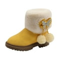 thumbnail image 1 of Generic Boys Girls Boots Toddler Warm Snow Boots Kids Fuzzy Winter Shoes Non Slip Faux Furry Cold Weather Shoes Walking Boot, 1 of 5