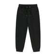thumbnail image 1 of Generic Boys Girls Cotton Joggers Plain School Trousers Baggy Open Hem Sweatpants/Classic Elastic Waist Jogging Pants, 1 of 7