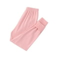 thumbnail image 1 of Generic Boys Girls Middle Large Children Fall And Winter Warm Pants Thickening Fall Pants Bottoms for Cute Casual Soft Comfortable Breathable(4-5 Years,Pink), 1 of 4