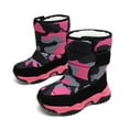 thumbnail image 1 of Generic Boys' Girls Toddler Cotton Shoes Waterproof Camouflage and Thickened Winter Warm Cotton Boots Winter Outdoor Shoes for Little/Big Kid(10-10.5Years,Pink), 1 of 4