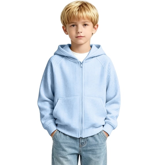 Generic Boys Oversized Cardigan Loose Fit Drawstring Athletic Jackets,breathable textured knit,Lightweight Fall Winter Sweatshirt Top
