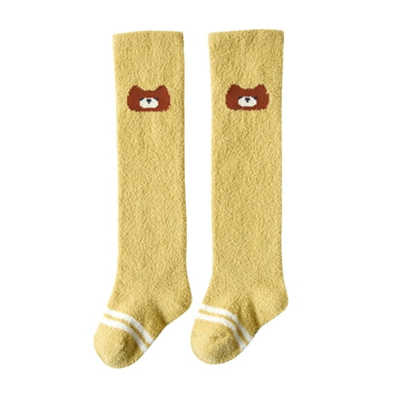Generic Boys Socks Toddler Baby Girls Cartoon Warm Sleep Long Socks Knee Socks for Crew Socks Fashion Comfortable Ankle Sock ﻿(One Size,F)