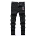 thumbnail image 1 of Generic Boys Stacked Distressed Jeans High Street Fashion Casual Long Pants for Kids Comfortable Stretch Denim Trousers Spring Autumn 3-4 Years, 1 of 5
