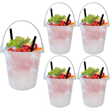 Clearance & Promo,High-Capacity Ice Bucket,Large Transparent Outdoor ...