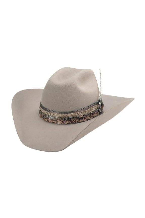 Bullhide Rodeo Round Up Felt Collection Good Stories 8X Cowboy Hat in Size 7 5/8, Buckskin