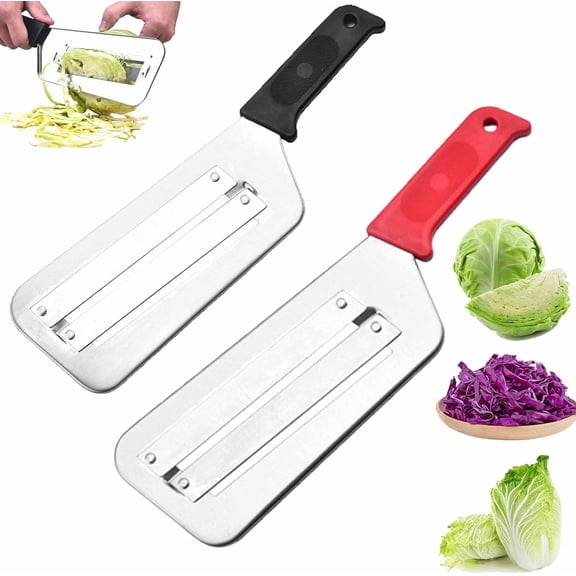Generic Cabbage Shredder Dual Stainless Steel Blades Manual Cutter