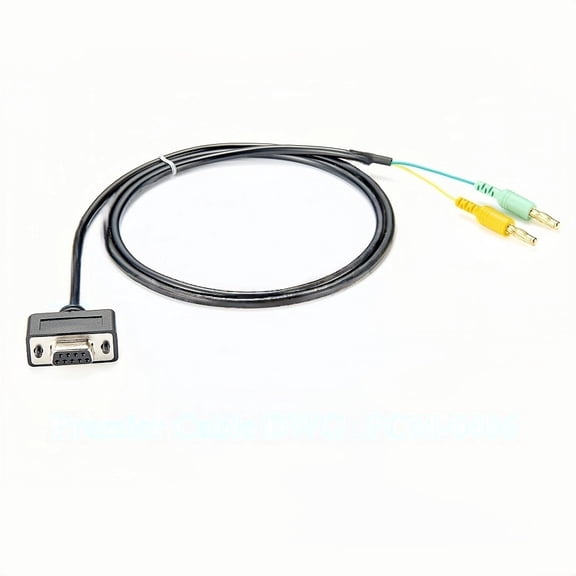 Generic Can And Can Fd Test Cable DB9 Female To Dual Banana Connector CAN Bus CAN High and CAN Low Test CAN Bus Troubleshooting Cable