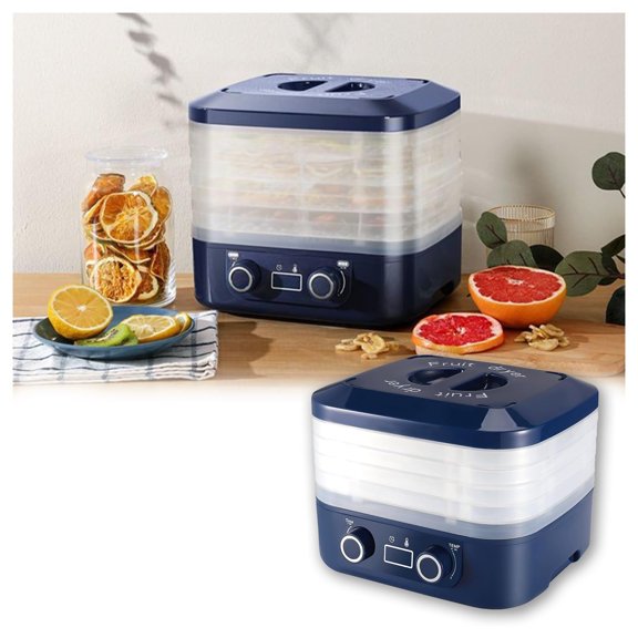 Generic Candy Dehydrator With Digital Adjustable Timer & Temperature Control - Food Dryer Machine 360° Airflow With 5 Trays For Fruits, Veggies, Meats