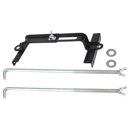 Generic Car Battery Hold Down Fixing Bracket Kit Adjustable Battery Tie Down