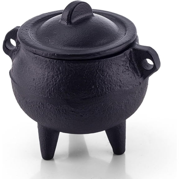 Generic Cast Iron Incense Burner Tripod Pot Meditation Holder