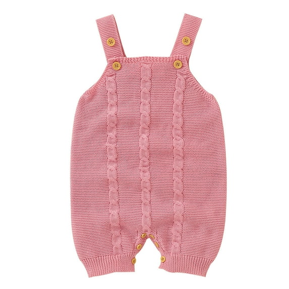 Generic Children Boys Knitted Coat Baby Knit Romper Cotton Sleeveless Boy Girl Sweater Clothes Baby Jumpsuit Outfit Clothes Neutral Clothes
