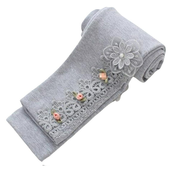 Generic Children'S Snow Leggings Toddler Girls Wear Flower Trimmed Pants Over Their Pants And Children's Pants And Leggings For 1 To 8 Years Leggings For Toddler Girls