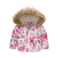 thumbnail image 1 of Generic Children'S Windproof Outerwear With Long Sleeves And Hood Kids Coat Winter Baby Girls Hooded Jacket Toddler Outwear Zipper Windproof Warm Thick Girls Coat Jacket Baby Boys Girls Down Jacket, 1 of 8