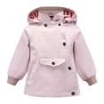 thumbnail image 1 of Generic Children's Coat Work Toddler Kids Baby Winter Warm Jacket Outerwear Floral Hooded Zipper Padded Outwear for Girls Boys Outdoors Casual Fashion Lightweight Clothing(6-7 Years,Pink), 1 of 9