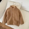 thumbnail image 1 of Generic Children's Jackets Lightweight Winter Coat for Baby Boys Girls Jacket Toddler Clothes for Cute Casual Comfortable Hoodies ﻿ (5-6 Years,Coffee), 1 of 4
