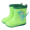 thumbnail image 1 of Generic Children's Rain Shoes Boys Girls Water Shoes Baby Rain Boot Water Boots In Large and Small Children Toddlers Waterproof Shoes for Boy Girl ﻿(8-9.5 Years,Green), 1 of 7
