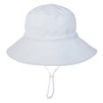 thumbnail image 1 of Generic Children's Summer Caps Baby Boys Girls Sun Protection Hat Sunscreen Cap Fisherman's Hat for Toddler Headgear Adjustable Breathable Sun Protection (,White), 1 of 6