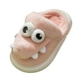 thumbnail image 1 of Generic Childrens Girl Cotton Slippers Cute Stereoscopic Animals Warm Indoor Non Slip Home Cotton Slippers Autumn Winter Clothes（4-5 Years Pink）, 1 of 1