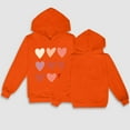 thumbnail image 1 of Generic Childrens Jackets Girls Pure Color Multi Caring Hoodie Autumn Students Leisure Sports Fashion Hoodie for Fashion Casual Cozy Travel Jacket(7-8 Years,Orange), 1 of 3