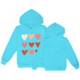 thumbnail image 1 of Generic Childrens Jackets Girls Pure Color Multi Caring Hoodie Autumn Students Leisure Sports Fashion Hoodie for Fashion Casual Cozy Travel Jacket(7-8 Years,Light Blue), 1 of 4