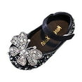 thumbnail image 1 of Generic Childrens Shoes Pearl Rhinestones Shining Kids Princess Shoes Baby Girls Shoes for Party and Wedding Dancing Shoes Wedding Party Christmas Princess Dress Shoes (US 7 Toddler,Black), 1 of 6