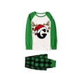 thumbnail image 1 of Generic Christmas Games for Families Dad Family Matching Christmas Pajamas Set 2024 Family Printed Parent Child Outfit Xmas and Holiday Pajama Sets(L,Green-a), 1 of 5