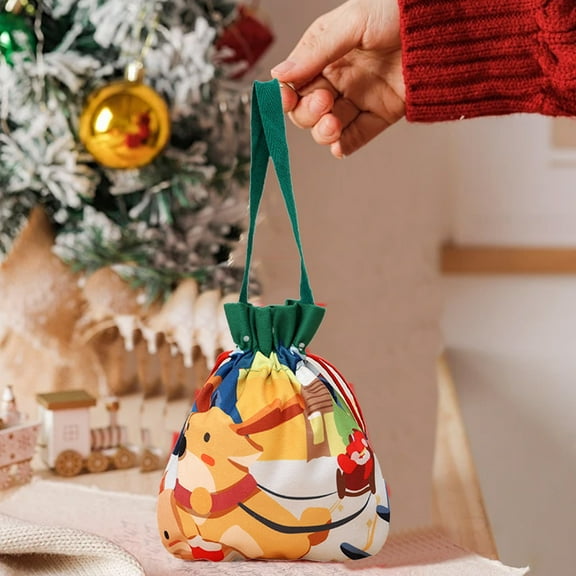 Generic Christmas Gift Bags Sequin Gift Bags Christmas Eve Apples Bags Candy Bags Gift Bags