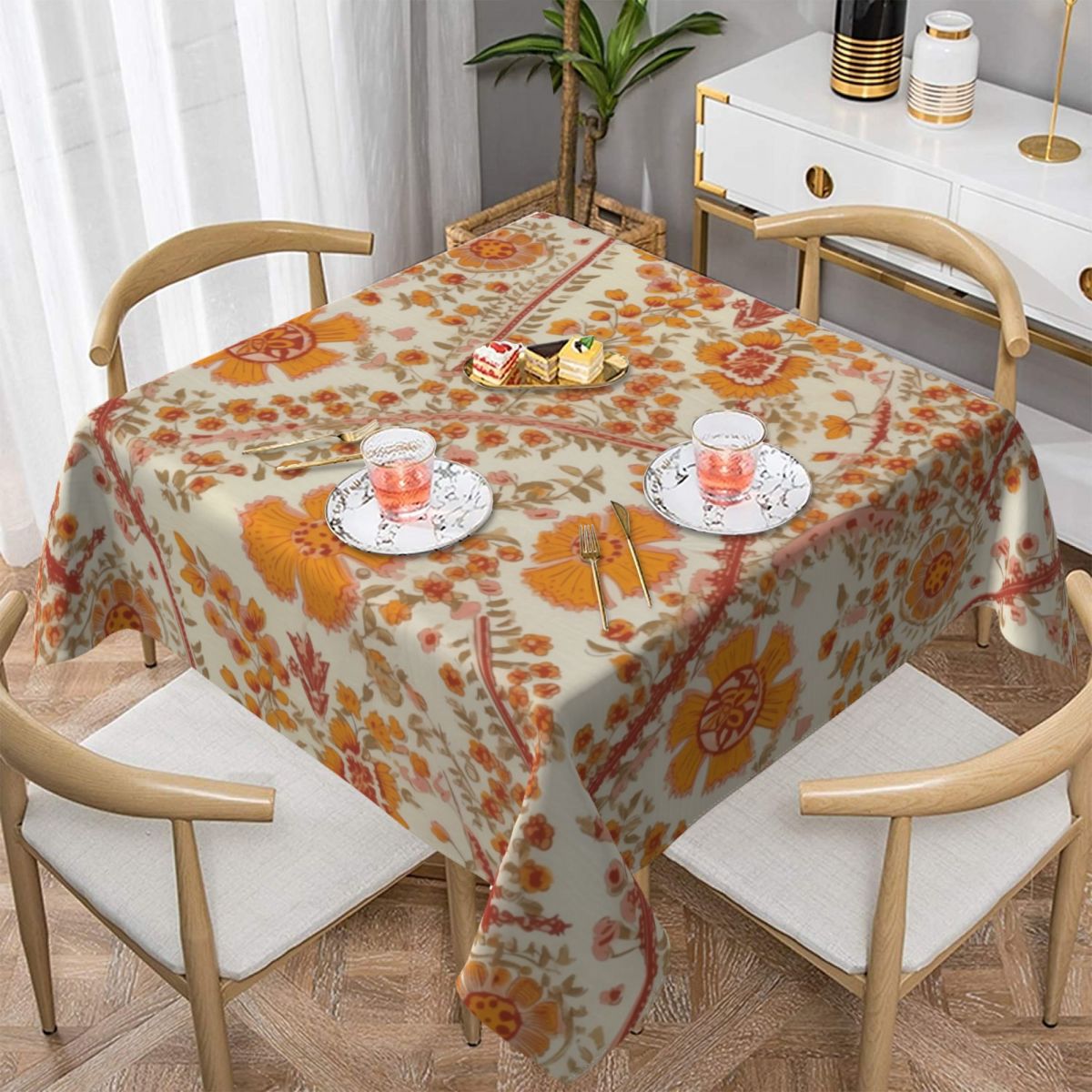 Generic Christmas Patterns Square Decorative Tablecloth 54x54