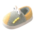 thumbnail image 1 of Generic Christmas Slippers Children Kids Dinosaur Slippers Girls Boys Slippers Memory Foam Comfy House Slippers Bedroom Home Slippers Winter Warm Indoor Clearance Shoes(7-8 Years,Green), 1 of 4