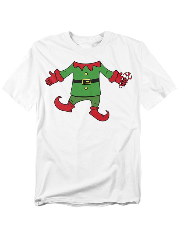 Generic: Christmas T-Shirt Christmas Elf Body Unisex Graphic Tee For Men & Women