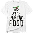 thumbnail image 1 of Generic: Christmas T-Shirt Just Here For The Christmas Food Unisex Graphic Tee For Men & Women, 1 of 7