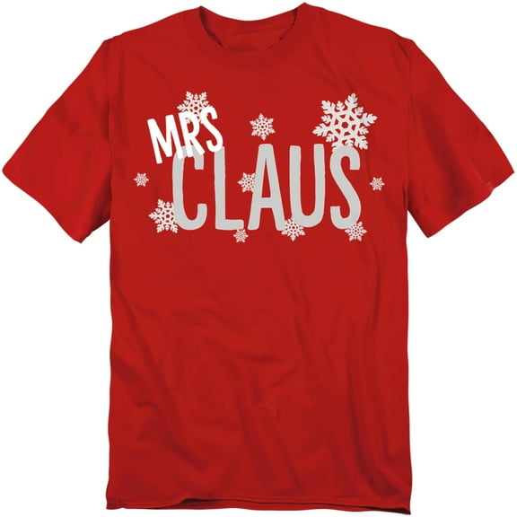 Generic: Christmas T-Shirt Mrs Claus This Christmas Unisex Graphic Tee For Men & Women