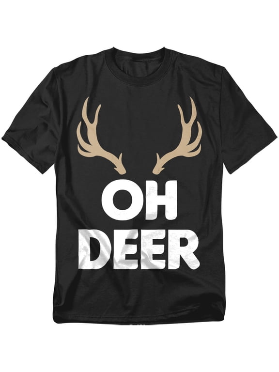 Generic: Christmas T-Shirt Oh Deer It'S Christmas Unisex Graphic Tee For Men & Women