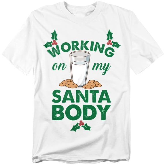 Generic: Christmas T-Shirt Working On My Santa Body For Christmas Unisex Graphic Tee For Men & Women