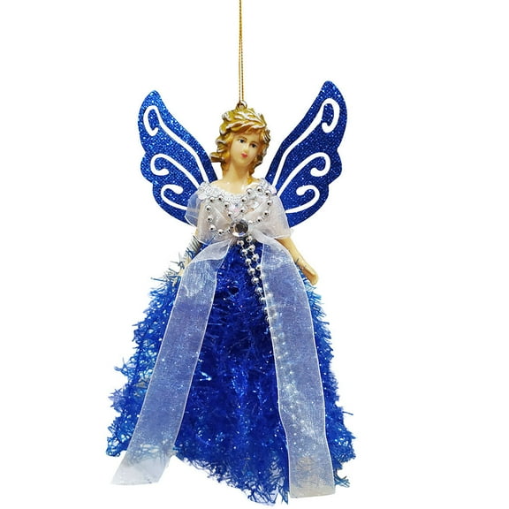 Generic Christmas Tree Topper Fairy Angel Angel Christmas Tree Pendant Fabric Angel Christmas Tree Topper for Christmas Decorations Christmas Tree Ornament
