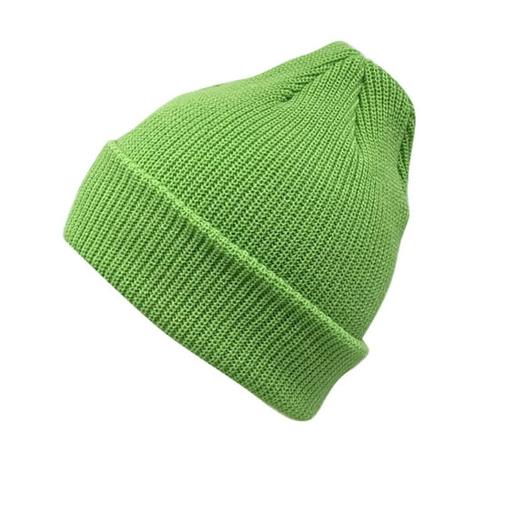 Generic Classic Men's Warm Winter Hats Acrylic Knit Cuffed Beanie Cap Daily Beanies Hat for Women