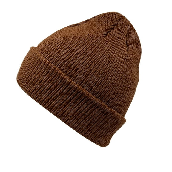 Generic Classic Men's Warm Winter Hats Acrylic Knit Cuffed Beanie Cap Daily Beanies Hat for Women