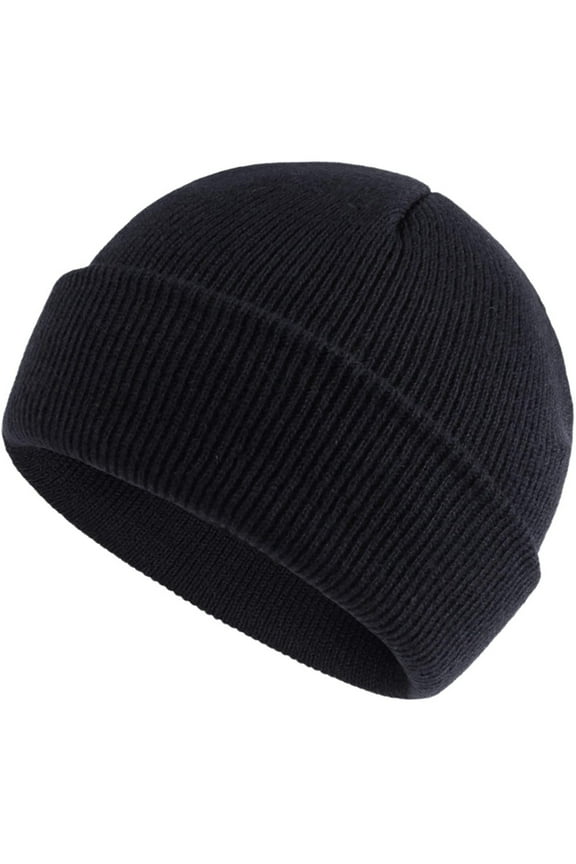 Classic Winter Knit Kids Hat Skull Cap for Toddler Boys Fisherman Beanie