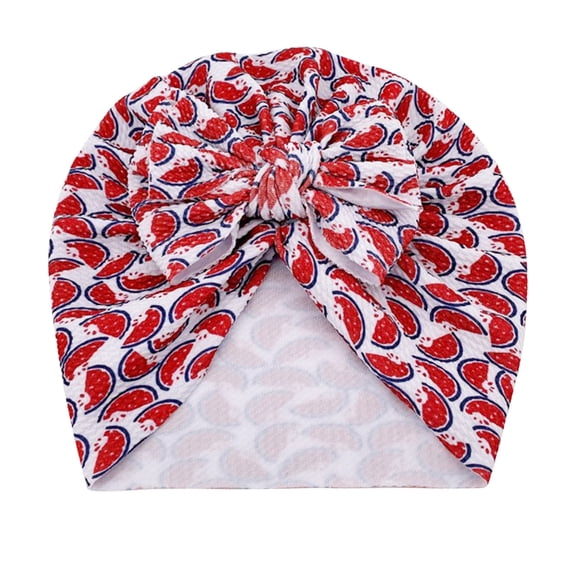 Generic Clearance Children's Gardening Hats Toddler Baby Boys Girls Floral Tie-Dye Letter Print Cap Beanie Bowknot Elastics Turban Hat for Travel Hiking Christmas(,B)