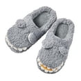 thumbnail image 1 of Generic Toddler Christmas Slipper Bedroom Slippers For Kids Cotton Slippers Girls Boys Slippers Memory Foam Comfy House Slippers Winter Warm Indoor Clearance Shoes(10-10.5 Years,Grey), 1 of 9