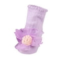 thumbnail image 1 of Generic Clearance Girls Socks White Summer Baby Non Slip Kids Socks Creative Toddler Flower Socks for Personality Vintage Leisure Classic(0-3 Months,Purple), 1 of 4